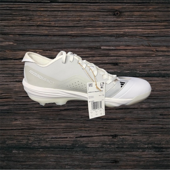 NEW Adidas Adizero Impact TPU Baseball
Cleats IF3355 White/Grey Men's Size 11 - Picture 6 of 10